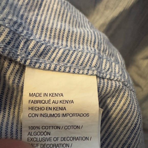 Men's Light Blue Short Sleeve Shirt - Picture 5 of 6